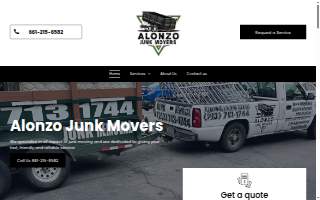 Alonzo Junk Movers website