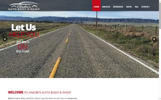 Andres Auto Body & Paint website