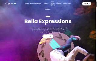 Bella Expressions Photo Booth website