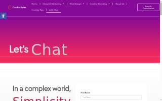 Creative Bytes Design website