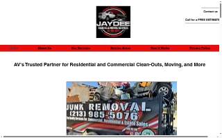 Jaydee Hauling & Moving Services website