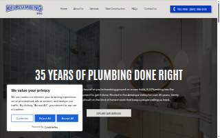 KJI Plumbing Inc website