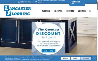 Lancaster Flooring of Palmdale website