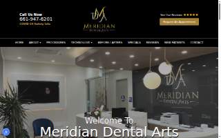 Meridian Dental Arts - Ted Y.T. Fang, DDS website