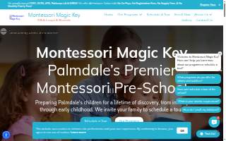 Montessori Magic Key Preschool website