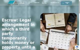 Only Escrow, Inc. website
