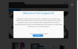 Tech Surgeon AV website