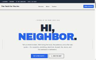 Thetechforyou,inc of Palmdale website