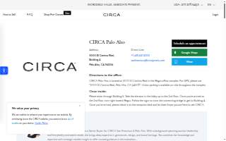 CIRCA Palo Alto - Sell Jewelry, Diamonds, Watches website