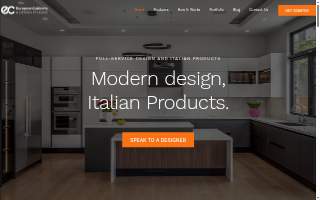 European Cabinets & Design Studios website