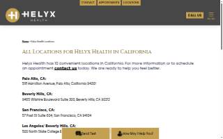 Helyx Health - Palo Alto website
