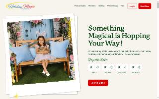 Holiday Magic Studios website