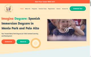 Imagina Daycare website