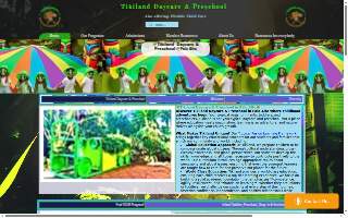 TikiLand Daycare & Preschool website