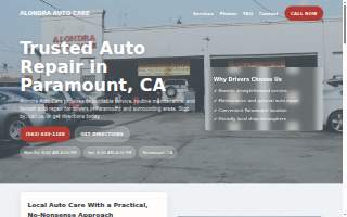 Alondra Auto Care website