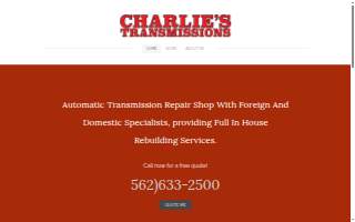 Charlie’s Transmissions website