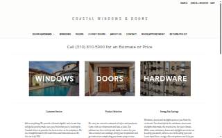 Coastal Windows & Doors of Paramount website