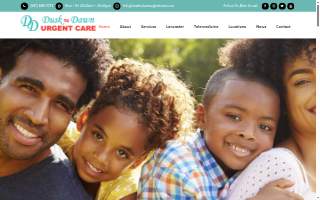 Dusk To Dawn Urgent Care website