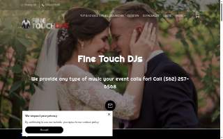 Fine Touch DJs - Top DJ Service website
