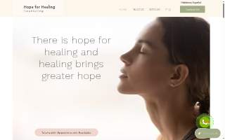 Hope for Healing Counseling, Inc website