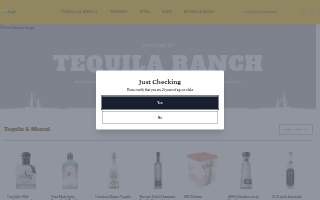 Tequila Ranch Liquor Mart website