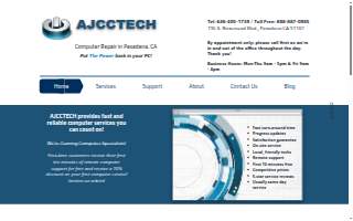 Ajcctech of Pasadena website