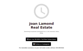 Joan Lamond Pasadena, CA, La Cañada Flintridge & Greater L.A. Real Estate Agent website