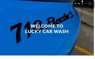 Lucky Car Wash website