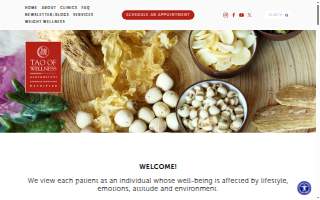 Tao of Wellness Pasadena website