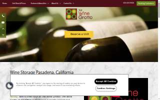 The Wine Grotto website