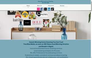 True Blue Maids Pasadena website