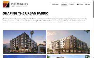 Tyler + Kelly Architecture website
