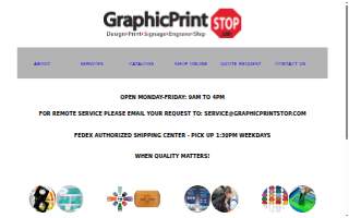 GraphicPrintStop website