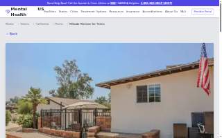 Hillside Horizon for Teens website