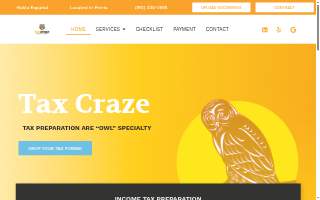 Tax Craze website