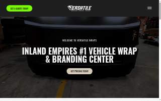 Versatile Wraps website