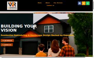 VR General Construction website