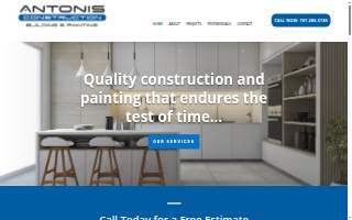 Antonis Construction website