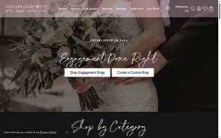Hollingsworth Jewelers Gallery website