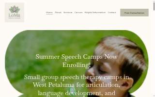 Loma Speech & Language website
