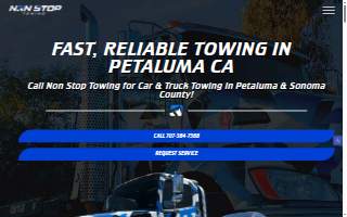 Non Stop Towing website