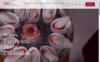 OTL Fine Catering website