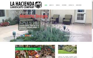 La Hacienda Landscape website