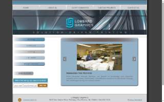 Lombard Graphics website