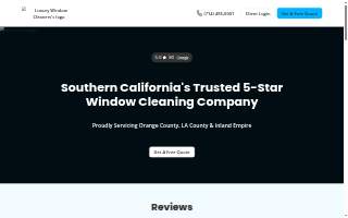 Luxury Window Cleaners website