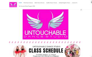 Untouchable Dance Studio of Pico Rivera website