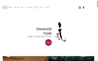 Yume Japanese Restaurant website