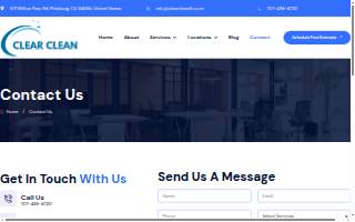 Clear Clean website