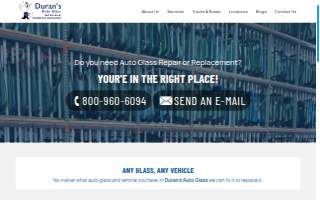 Duran's Auto Glass website