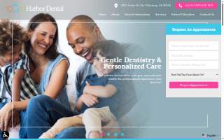 Harbor Dental website